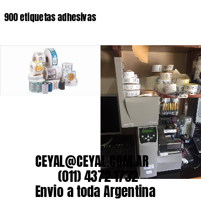 900 etiquetas adhesivas