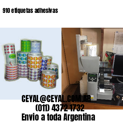 910 etiquetas adhesivas