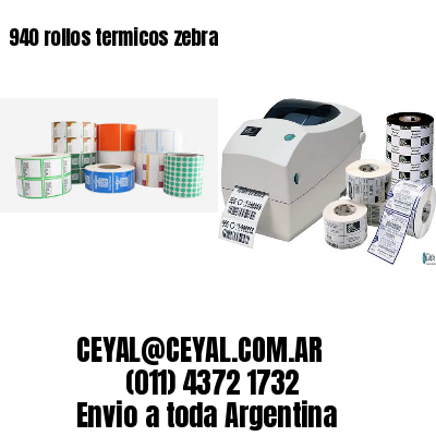 940 rollos termicos zebra