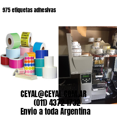 975 etiquetas adhesivas