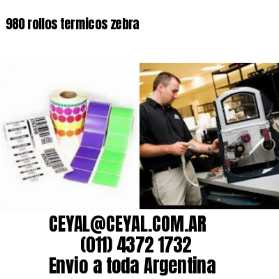 980 rollos termicos zebra