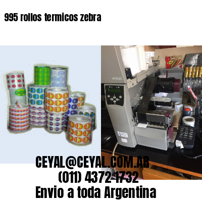 995 rollos termicos zebra