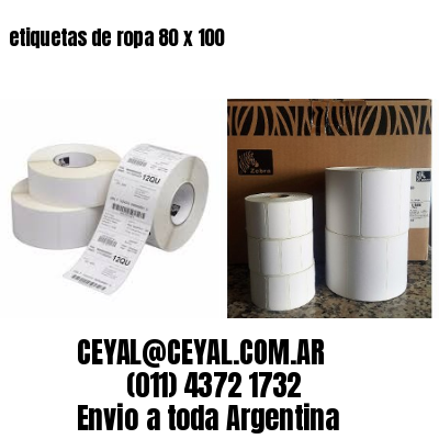 etiquetas de ropa 80 x 100