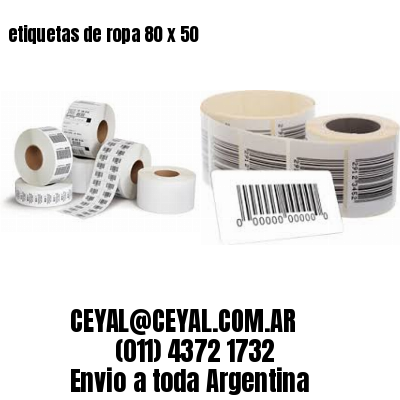 etiquetas de ropa 80 x 50