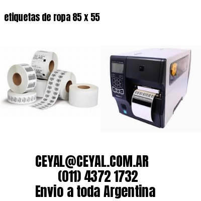 etiquetas de ropa 85 x 55