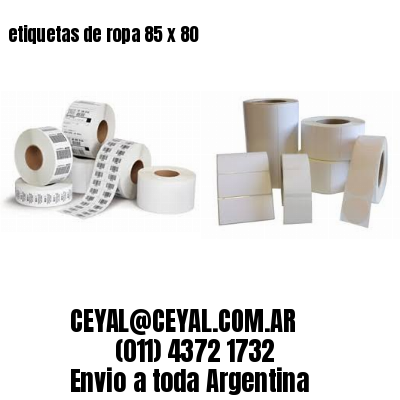 etiquetas de ropa 85 x 80