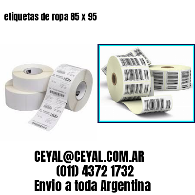 etiquetas de ropa 85 x 95