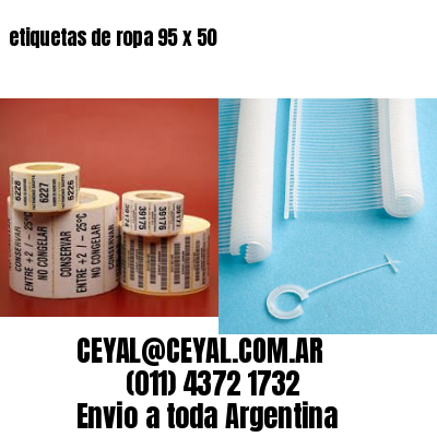 etiquetas de ropa 95 x 50