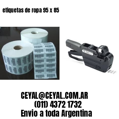 etiquetas de ropa 95 x 85