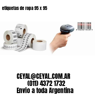 etiquetas de ropa 95 x 95