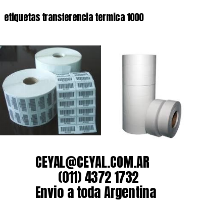 etiquetas transferencia termica 1000