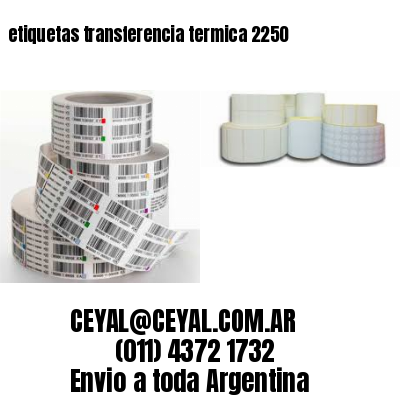 etiquetas transferencia termica 2250