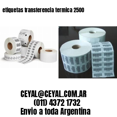 etiquetas transferencia termica 2500