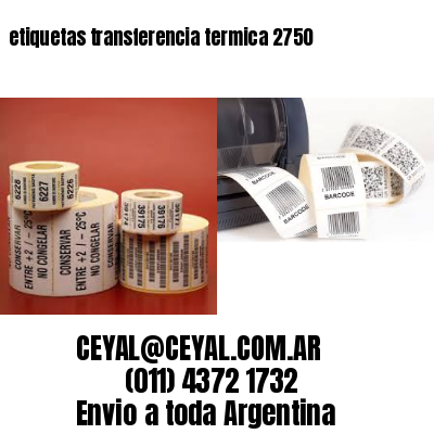 etiquetas transferencia termica 2750