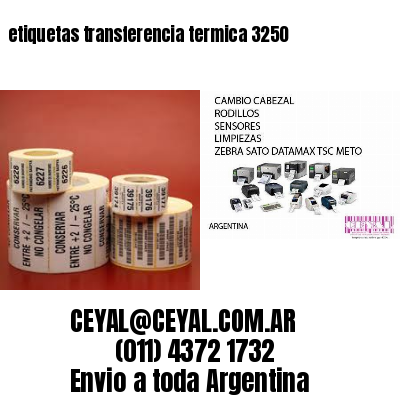 etiquetas transferencia termica 3250