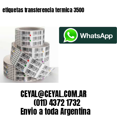 etiquetas transferencia termica 3500