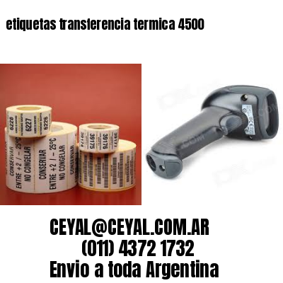 etiquetas transferencia termica 4500