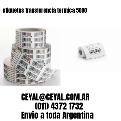 etiquetas transferencia termica 5000