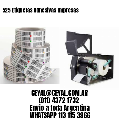 525 Etiquetas Adhesivas Impresas