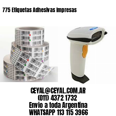 775 Etiquetas Adhesivas Impresas