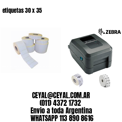 etiquetas 30 x 35