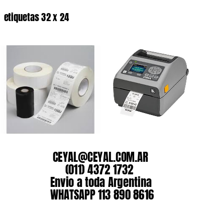 etiquetas 32 x 24