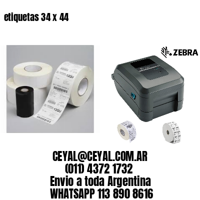 etiquetas 34 x 44