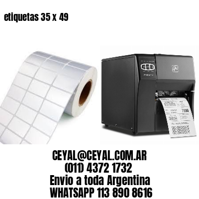 etiquetas 35 x 49