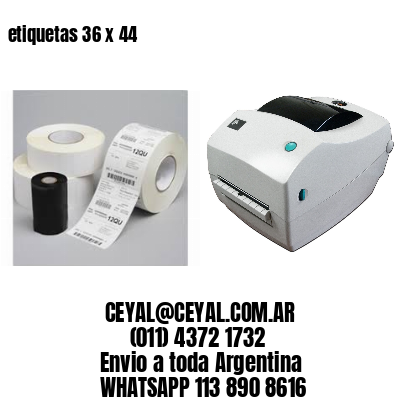 etiquetas 36 x 44