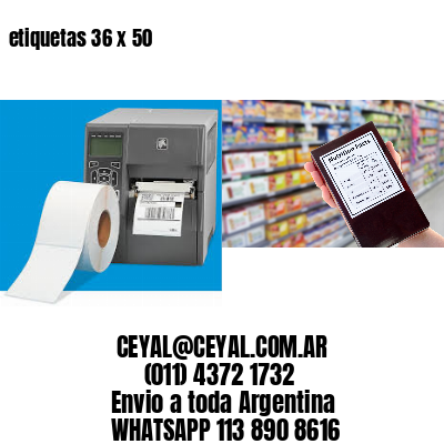 etiquetas 36 x 50