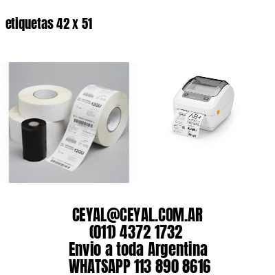 etiquetas 42 x 51