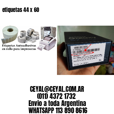 etiquetas 44 x 60