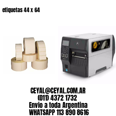 etiquetas 44 x 64