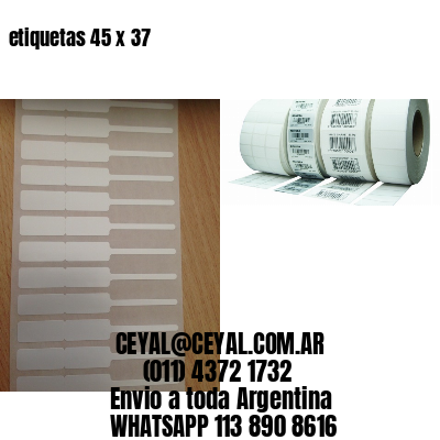 etiquetas 45 x 37