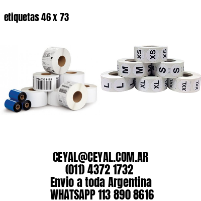 etiquetas 46 x 73