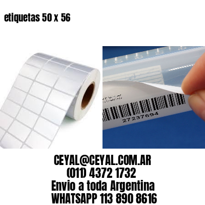 etiquetas 50 x 56