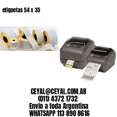 etiquetas 54 x 35