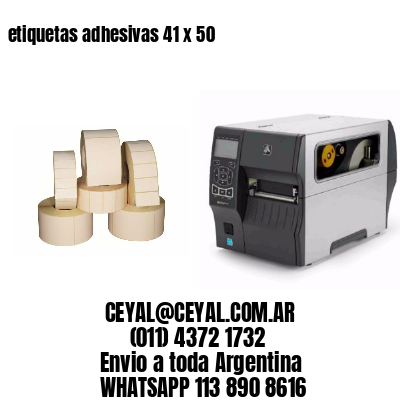 etiquetas adhesivas 41 x 50