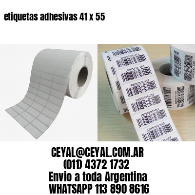 etiquetas adhesivas 41 x 55