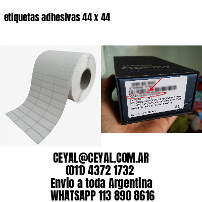 etiquetas adhesivas 44 x 44