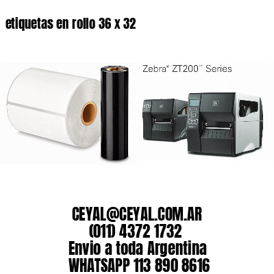 etiquetas en rollo 36 x 32