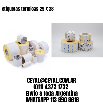 etiquetas termicas 29 x 28