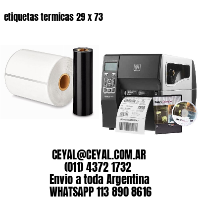 etiquetas termicas 29 x 73