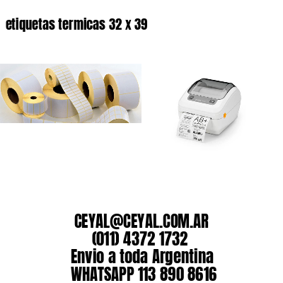 etiquetas termicas 32 x 39