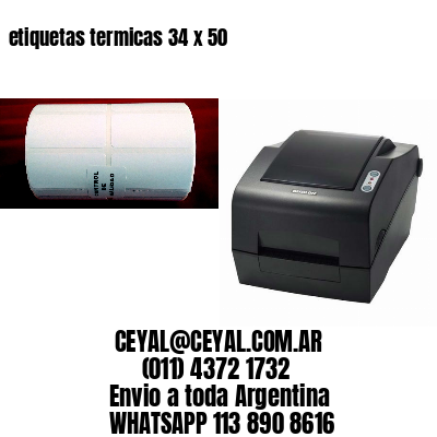 etiquetas termicas 34 x 50
