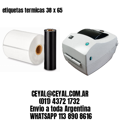 etiquetas termicas 38 x 65