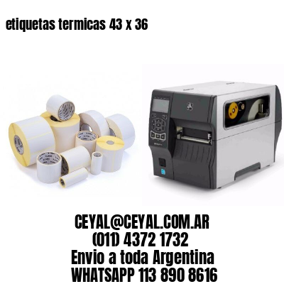 etiquetas termicas 43 x 36
