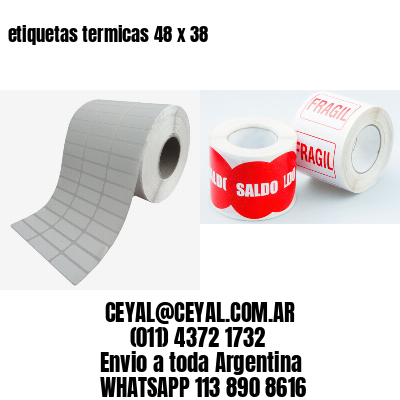 etiquetas termicas 48 x 38