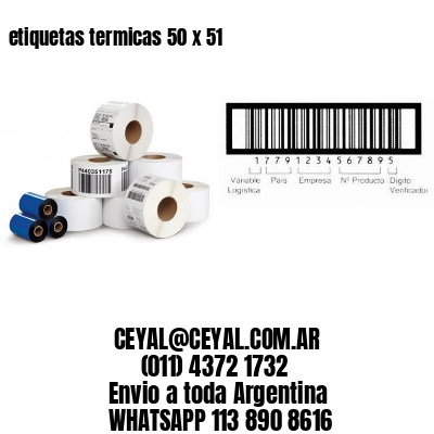 etiquetas termicas 50 x 51