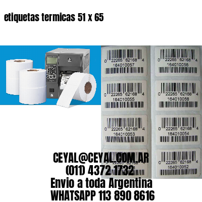 etiquetas termicas 51 x 65